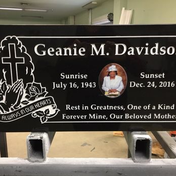 Affordable Markers - Flat Black Granite 24x12 with Portrair - Funeral Services & Cemeteries Near Me - Atwater, California Affordable Markers - Flat Black Granite 24x12 with Portrair - Funeral Services & Cemeteries Near Me - Atwater, California