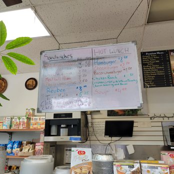 Gaspar's Deli - a menu on the wall - Delis Near Me - Astoria, New York