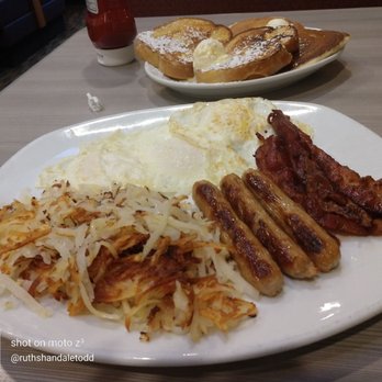 Perkins Restaurant & Bakery - "Triple Egg I Dare You" 3 eggs 3 bacon 3 sausage links 2 pancakes and 2 French toast slices - Bakeries Near Me - Noblesville, Indiana Perkins Restaurant & Bakery - "Triple Egg I Dare You" 3 eggs 3 bacon 3 sausage links 2 pancakes and 2 French toast slices - Bakeries Near Me - Noblesville, Indiana