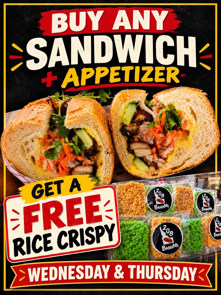 208 Banh Mi Logo