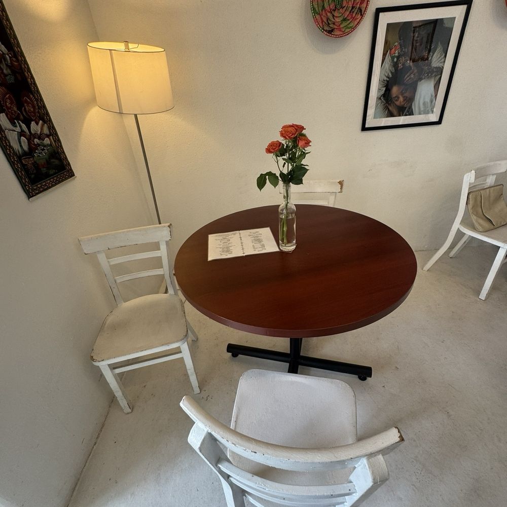 Kefita Coffee - Table area downstairs - Coffee & Tea Near Me - Houston, Texas