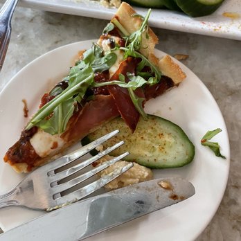Crush & Brew - Seasonal Hummus and Prosciutto Flat Bread - New American Near Me - Temecula, California Crush & Brew - Seasonal Hummus and Prosciutto Flat Bread - New American Near Me - Temecula, California