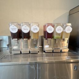 Juice options Juice options