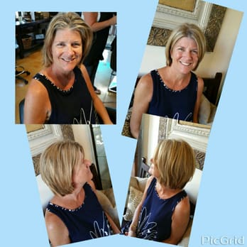 Charmaine Matic - Before and after with updated style and color. - Hair Stylists Near Me - Del Mar, California Charmaine Matic - Before and after with updated style and color. - Hair Stylists Near Me - Del Mar, California