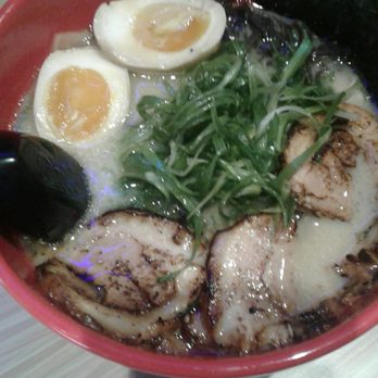 Ramen Bar Ichi - Tonkotsu w/added egg and extra chasu pork - Ramen Near Me - Houston, Texas Ramen Bar Ichi - Tonkotsu w/added egg and extra chasu pork - Ramen Near Me - Houston, Texas