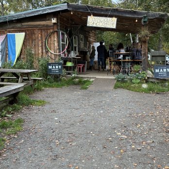 Conscious Coffee - Outside - Cafes Near Me - Talkeetna, Alaska