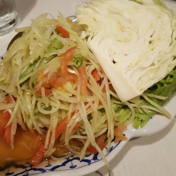 Siam Garden Cafe - Papaya salad!!!!! - Thai Near Me - Honolulu, Hawaii