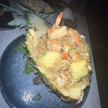 The Nine Heathrow Thai Grill & Kitchen - Jumbo Shrimp and Chicken Pineapple Fried Rice - Thai Near Me - Heathrow, Florida The Nine Heathrow Thai Grill & Kitchen - Jumbo Shrimp and Chicken Pineapple Fried Rice - Thai Near Me - Heathrow, Florida