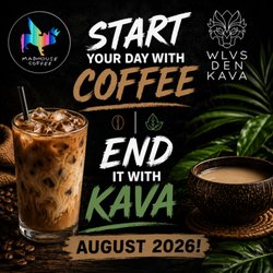 Start your day with coffee end it with Kava. It's finally here our collaboration with Madhouse coffee.