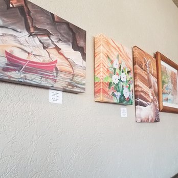 Wild Thyme Bistro - Art on the walls available to buy - New American Near Me - Kanab, Utah