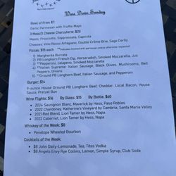 Pheasant Bonanza Hunt Club & Kennel - Sunday Menu