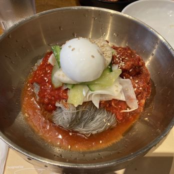Gammeeok - Cold spicy noodle. - Korean Near Me - Fort Lee, New Jersey Gammeeok - Cold spicy noodle. - Korean Near Me - Fort Lee, New Jersey