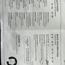 Red Pepper Pizza Company - Menu
