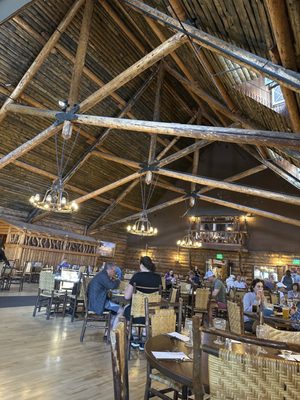 Old Faithful Inn Dining Room by null