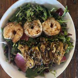 Shrimp, artichoke salad Shrimp, artichoke salad