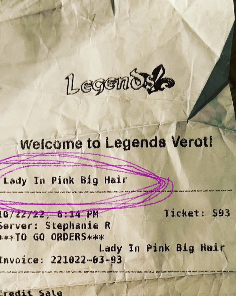 LEGENDS VEROT Updated September 2024 2921 Verot School Rd