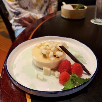 Grotto Ristorante - Pear Panna Cotta - Italian Near Me - Houston, Texas Grotto Ristorante - Pear Panna Cotta - Italian Near Me - Houston, Texas