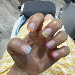 My nails as done by Vi.