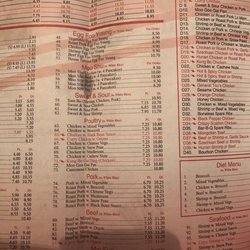 Jin Jin Chinese Restaurant - Updated Menu Pricing