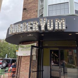 Exterior outside entrance of Burger Yum - Harrisburg, Pennsylvania Exterior outside entrance of Burger Yum - Harrisburg, Pennsylvania