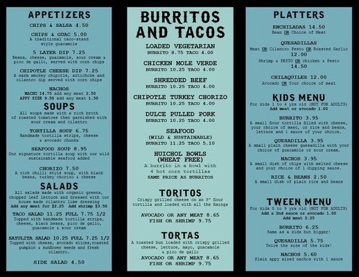 Menu photo 2 El Taco Nelson, BC Menu photo 2 El Taco Nelson, BC