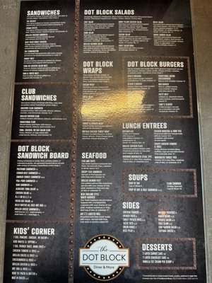 Menu photo 1 Dot Block Diner Dorchester, MA