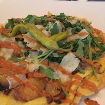 Mesh Restaurant - The frittata was simple & enjoyable. Considering all the visible decorations it was a bit plain tasting for me. - New American Near Me - Indianapolis, Indiana