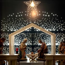 St. Teresa's Clarendon Street Carmelite Church - Christmas crib!  #DublinShopsLocal