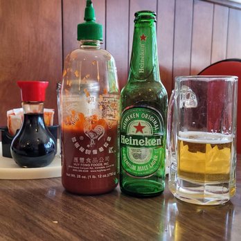 Panda Restaurant - two bottles of beer and a glass of beer - Chinese Near Me - Lemon Grove, California Panda Restaurant - two bottles of beer and a glass of beer - Chinese Near Me - Lemon Grove, California