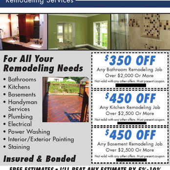 Magic Lake Services Inc - a flyer for a remodeling needs - General Contractors Near Me - Bensenville, Illinois