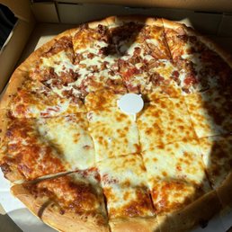 Large Cheese, Half Bacon with Light Sauce (Rating 5.1) Large Cheese, Half Bacon with Light Sauce (Rating 5.1)