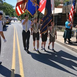 American Legion Post 245 - American Legion Post 245 Color guard leading the Independence Day parade in State College