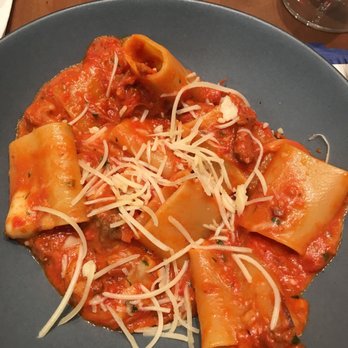 Osteria Fusco - a plate of pasta with meat and cheese - Bars Near Me - Queens, New York Osteria Fusco - a plate of pasta with meat and cheese - Bars Near Me - Queens, New York