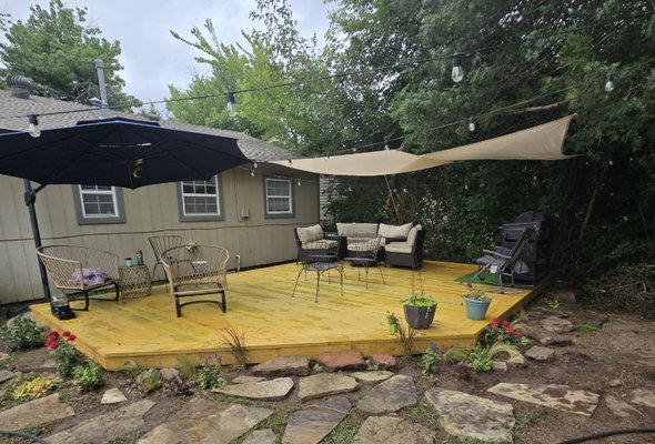Decks and More - HandyMan Britt is your trusted local expert for deck building, repairs, and restoration, proudly serving the community with 18 years of experience. Whether you need a brand-new deck, refinishing to bring your outdoor space back to life, or sturdy repairs, Britt delivers top-quality craftsmanship and attention to detail on every project. Enhance your home’s outdoor living area with a deck that’s beautiful, durable, and designed to fit your needs. For reliable, professional deck services, contact HandyMan Britt for a free estimate today! Decks and More - HandyMan Britt is your trusted local expert for deck building, repairs, and restoration, proudly serving the community with 18 years of experience. Whether you need a brand-new deck, refinishing to bring your outdoor space back to life, or sturdy repairs, Britt delivers top-quality craftsmanship and attention to detail on every project. Enhance your home’s outdoor living area with a deck that’s beautiful, durable, and designed to fit your needs. For reliable, professional deck services, contact HandyMan Britt for a free estimate today!
