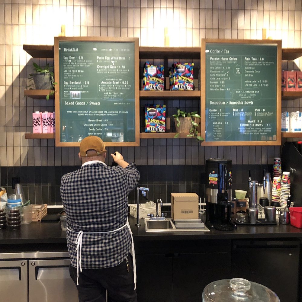 FARE - Drink menu - New American Near Me - Chicago, Illinois