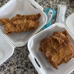 Touchdown Wings & Hibachi - Very, very fried fish and chicken.