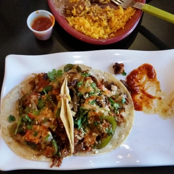 A-Mari-Mix Restaurant - Faja Tacos with pork. Serving is 3 tacos. You can order with rice and beans as a side. - Mexican Near Me - Miami, Florida A-Mari-Mix Restaurant - Faja Tacos with pork. Serving is 3 tacos. You can order with rice and beans as a side. - Mexican Near Me - Miami, Florida