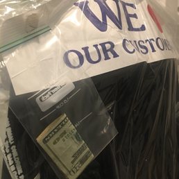 Forgot a $20 and they were kind enough to staple it to my clothes. Who else can say that about their cleaners?? Forgot a $20 and they were kind enough to staple it to my clothes. Who else can say that about their cleaners??