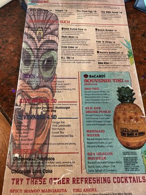 Menu photo 4 8th Ave Tiki Bar & Grill Myrtle Beach, SC Menu photo 4 8th Ave Tiki Bar & Grill Myrtle Beach, SC