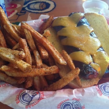 Eskimo Joe's - Hickory cheddar dog - American Near Me - Stillwater, Oklahoma