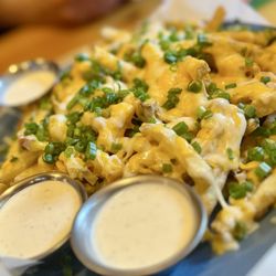Islands Restaurant - Cheddar fries are good, but again, their fries go stale quickly