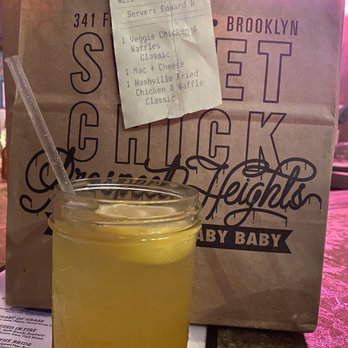 Sweet Chick - Drink from the bar & my to go bag - Breakfast & Brunch Near Me - Brooklyn, New York