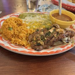Enchiladas and Steak Enchiladas and Steak