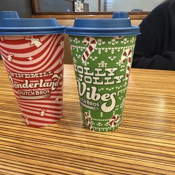 Dutch Bros Coffee - Golden Eagle & candy cane lattes - Juice Bars & Smoothies Near Me - Moreno Valley, California