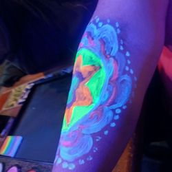Los Fernandez Taqueria - Blacklight makeup Karaoke night - Living Waters Artistry