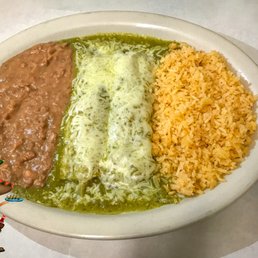 Chicken Enchiladas Plate