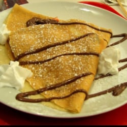 Sirvent - Crepes de Nutella,Dolç de llet,XOCOLATA negra amb coco,.......