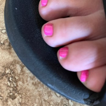 Bella Nails & Spa - Half polished toes - Nail Salons Near Me - Tucson, Arizona