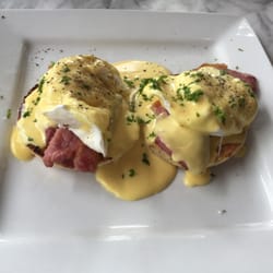 Moyra Janes - Eggs Benedict (with bacon instead of the ham)