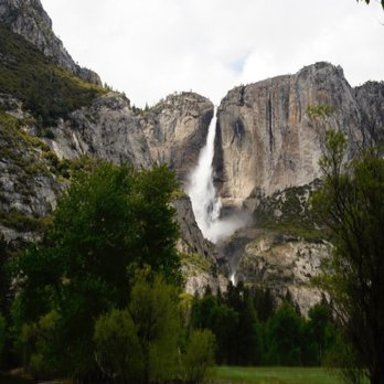 Swinging Bridge - Yosemite Falls from the bridge - Local Flavor Near Me